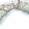 Mapa de rutas en Liguria - MapaCarreteras.org
