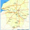 Plano de autovías en Haute-Normandie - MapaCarreteras.org